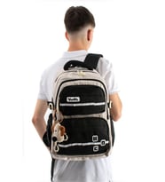 Ventis Unisex Okul Çantası Lise Ortaokul Sırt Çantası 43*30 Cm Su Geçirmez Kumaş Çok Cepli Vnt1-A