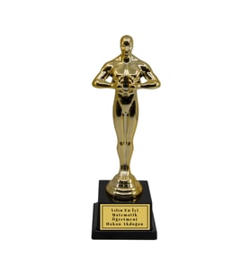 Yılın En İyi Matematik Öğretmeni Tasarımlı Oscar Ödülü