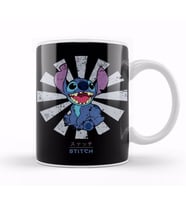 Lilo & Stich Retro Japanese Kupa Bardak Porselen