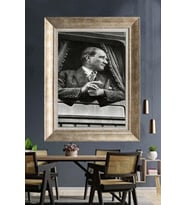 Gümüş Çerçeveli Atatürk Tablo za406