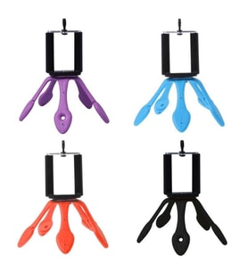 Esnek Kıvrılabilir Elastik Mini Ahtapot Tripod Stand-Pembe