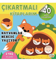 Çıkartmalı Kitaplarım-Hayvanlar Nerede Yaşıyor?