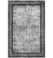 Eliana Home Baskılı, Yıkanabilir Kaymaz Taban Salon Halısı LNA1570-HT241 100x150 cm (Gri)