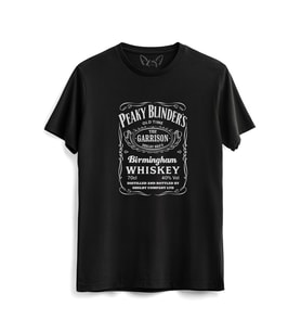 Peaky blinders Resimli Dijital Baskılı  Siyah Tshirt