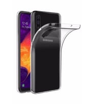 Samsung A50 Şeffaf Tıpalı Kamera Korumalı Lüx Silikon Kılıf