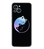 Reeder S23 Max Pro Kılıf Silikon Desen Özel Seri Love Cats 1604