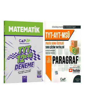 Çap TYT Matematik Deneme ve Paragraf Soru Bankası Seti 2 Kitap