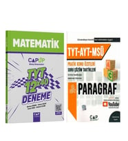 Çap TYT Matematik Deneme ve Paragraf Soru Bankası Seti 2 Kitap