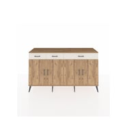 Kronos Konsol 4 Raflı 3 Çekmeceli 4 Kapaklı 176x59x99 Çam-Çam/Aytaşı
