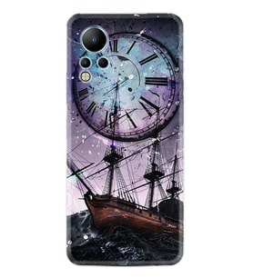 Infınix Note 12 Kılıf Silikon Desen Özel Seri Time 1749