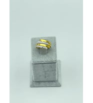 Çelik Gold Taşlı 6'lı Yüzük - 25yzk178