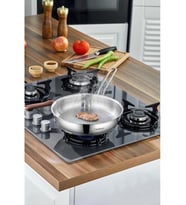 Cooker Lara Çelik Tava 24 cm (Gri)