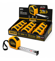 12 ADET 3MT X 16MM OTOMATİK ÇELİK ŞERİT METRE STOPLU (5343)