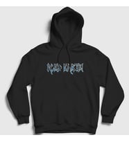 Presmono Unisex Siyah Logo V2 Iced Earth Kapüşonlu Sweatshirt 150617tt