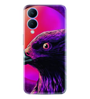 Vivo Y17S Kılıf Silikon Desen Özel Seri Red Eagle 1752