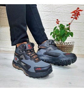 Lumberjack Burk Gri-Siyah Waterproof Outdor Erkek Bot