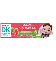 DK Dent Vegan Pırıl Ahududu Aromalı Florürsüz Çocuk Diş Macunu 50 ml