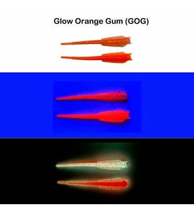 SPIINX SANDWORM SILIKON 6CM 18P GLOW ORANGE GUM