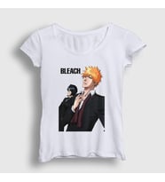Presmono Kadın Beyaz Suits Anime Bleach T-Shirt 128298tt