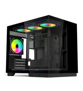 Hyper Rocket V332 Micro-ATX 7 Argb Fan 650W Bronze PSU Siyah Oyuncu Kasası
