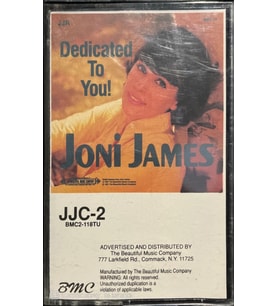 (Plak Değildir KASET tir) Joni James Dedicated To You Kaset