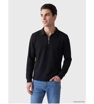 LCWAIKIKI Classic Siyah Polo Yaka Erkek Tişört