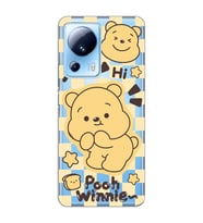 Xiaomi Mi 13 Lite Uyumlu Winnie The Pooh Desenli Şeffaf Telefon Kılıfı