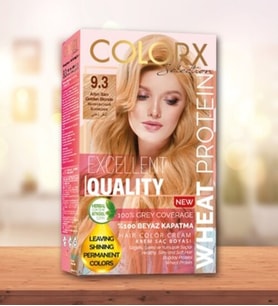 Colorx Saç Boyası Altın Sarı TEK 9.3