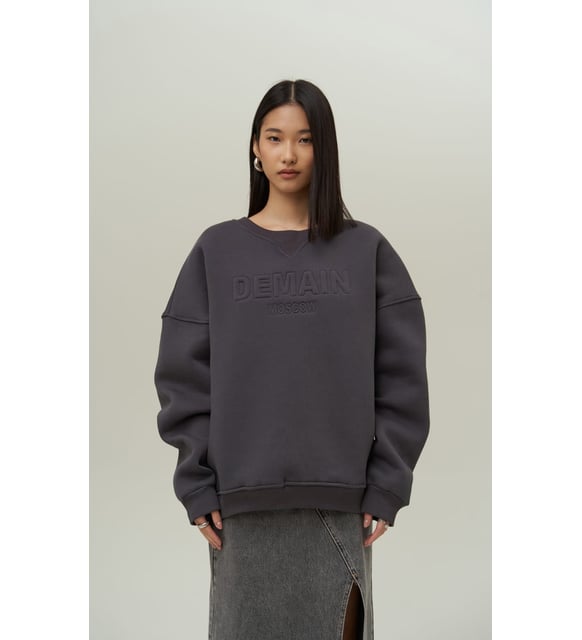 Mai Collection Demain Oversize Sweatshirt (Antrasit)