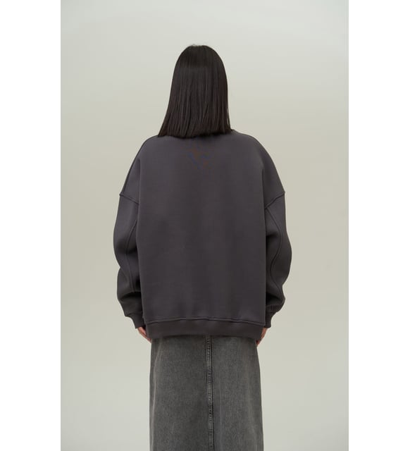 Mai Collection Demain Oversize Sweatshirt (Antrasit)