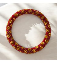 Chibeads  Dört Renk Kombin Kadın Bileklik (Kırmızı)