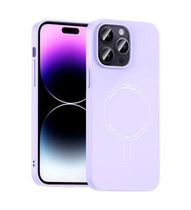 iPhone 14 Pro Max Kılıf M-Safe Şarj Özellikli Kamera Korumalı Elio Sert PC Kılıf