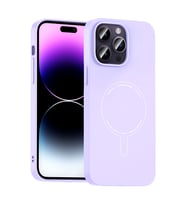 iPhone 14 Pro Max Kılıf M-Safe Şarj Özellikli Kamera Korumalı Elio Sert PC Kılıf