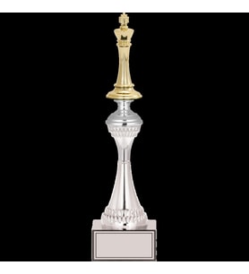 ODAK KUPA - Figürlü Kupalar - Satranç Figürlü Kupalar FG-030 A - 34 cm