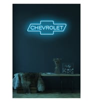 Rent A Carlara Özel CHEVROLET Yazılı Neon Tabela
