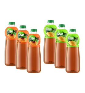 Fuse Tea Soguk Cay 1500 ml 6 lı Karma Paket Seftali-Mango Ananas