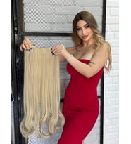 Luxury Maşa Dalgalı Yarımay+2 Yan Çıtçıt SoğukSarı Renk Serisi
