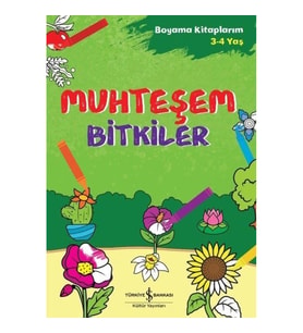 Muhteşem Bitkiler - Boyama Kitaplarım 3 - 4 Yaş