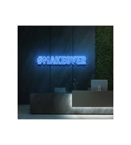 #MAKEOVER Yazılı Neon Tabela