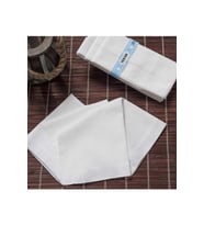 Teksin El Yüz Cep Mendili Beyaz 12 li Paket 36x36 Cm TM Beyaz