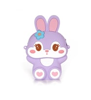 Ogi Mogi Toys Silikon Mor Tavşan Omuz Çantası
