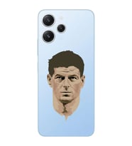 Xiaomi Redmi 12 Uyumlu Uyumlu Steven Gerrard Tasarımlı Şeffaf Telefon Kılıfı
