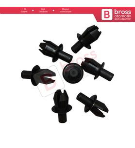 Mercedes VW Audi Seat Ford İçin 10 Adet Tampon Klipsi 1239900292