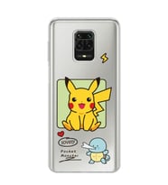 Redmi Note 9 Pro / 9s Uyumlu Pokemon Pikachu Tasarımlı Şeffaf Telefon Kılıfı