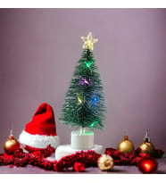 VIP KALİTE RENKLİ LED IŞIKLI MİNİ ÇAM AĞACI İĞNE DALLI ÇAM AĞACI NOEL AĞACI YILBAŞI AĞACI IŞIKLI