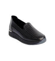 Mammamia D24ya-3655 Kadın Deri Casual Ayakkabı (Siyah)
