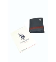 Plcuz 7618 U.S.Polo Assn.Hakiki Deri Erkek Cüzdan, Kartlık (Lacivert)