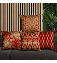 eJOYA Çizgisel Tasarımlı 4'lü Yastık İçi Ve Kırlent Kılıfı 45cm 113851