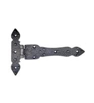 Antika Tarz Dekoratif Pirinç Kuyruklu Düğmeli Menteşe No3 - 155x240 mm, Oksit