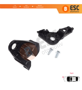 Citroen C4 MK1 LC Coupe MK1 THE 2004-2010 621284 İçin Sağ Ön Taraf Far Tamir Seti